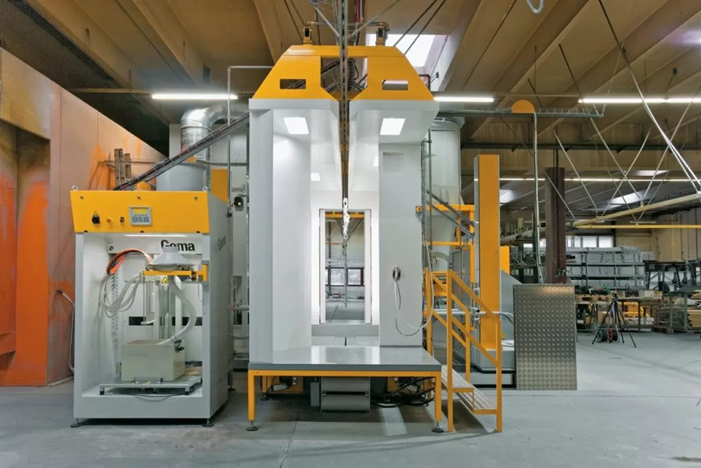 Kabiny proszkowe automatyczne GEMA MAGICCOMPACT® EQUIFLOW