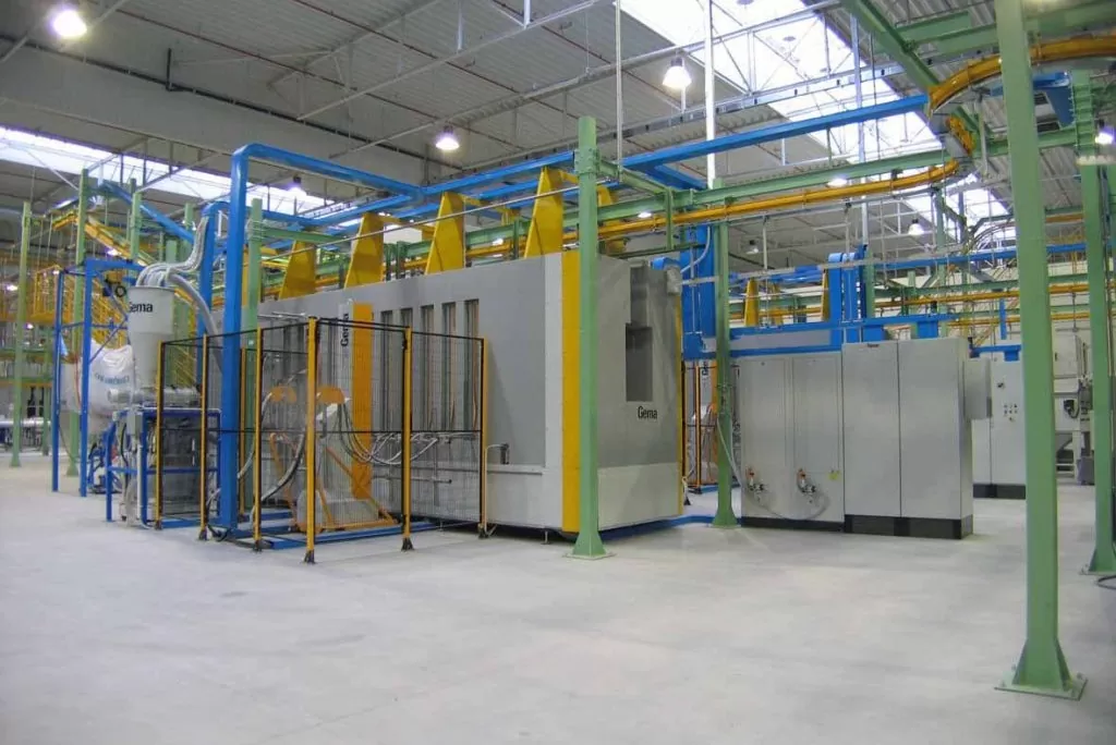 Kabiny proszkowe automatyczne GEMA MAGICCOMPACT® EQUIFLOW