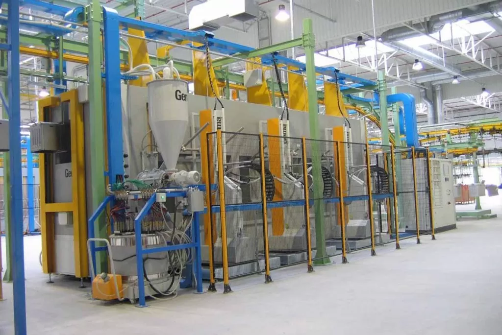 Kabiny proszkowe automatyczne GEMA MAGICCOMPACT® EQUIFLOW