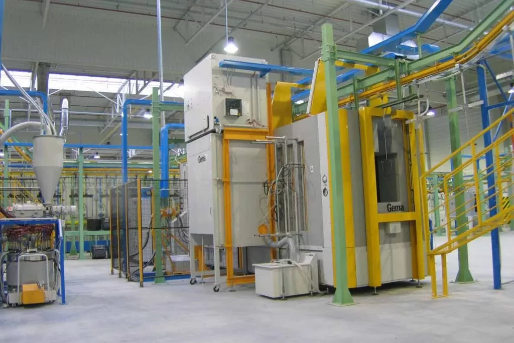 Kabiny proszkowe automatyczne GEMA MAGICCOMPACT® EQUIFLOW